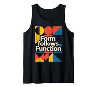 Bauhaus Architecture Form Follows Function Geometric Tank Top