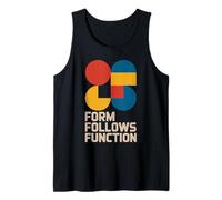 Bauhaus Architecture Form Follows Function Geometric Tank Top