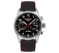 Bauhaus Aviation Men's Watch Stainless Steel Series Tornado Chronograph 5 ATM with Leather Strap in Various Designs
