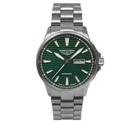 Bauhaus Aviation 2862M-4 Men's Watch with Stainless Steel Strap Automatic 10 ATM Sapphire Glass Day/Date