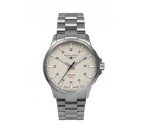 Bauhaus Aviation Beige Dial Automatic Casual 100M Men's Watch 2864M5