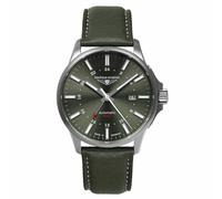 Bauhaus Aviation Mens Analogue Automatic Watch with Leather Bracelet 2868-4