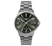 Bauhaus Aviation Titanium Automatic Power-Reserve (42mm) Dark Green Dial/Titanium Bracelet 2860M4