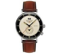 Bauhaus Aviation Vintage Pilot Quartz 24462, Beige, Strap.