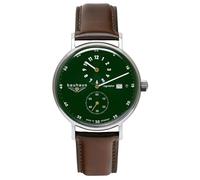 Bauhaus Classic Automatic Regulator (41mm) Green Dial/Brown Leather Strap 21264