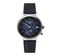 Bauhaus Classic Solar Power Reserve (41mm) Blue Dial/Blue Leather Strap 21123