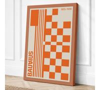 Bauhaus Composition Geometric Canvas Wall Art Print 30x20 Inch