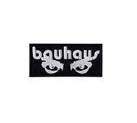 Bauhaus Dark Wave Rock Band Gothic Patch Badge Embroidered Iron on Applique Souvenir Accessory