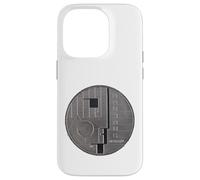 Bauhaus Dessau Commemorative Coin - German Architecture Case for iPhone 14 Pro
