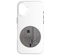 Bauhaus Dessau Commemorative Coin - German Architecture Case for iPhone 16