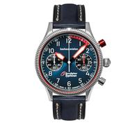 Bauhaus Eurofighter Typhoon 2576-3 Men's Watch with Stainless Steel Case and Leather Strap Made in Germany