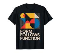 Bauhaus Form Follows Function Geometric Architect T-Shirt