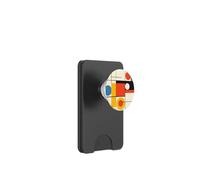 Bauhaus Grid Circles Geometric Abstract Modern Design PopSockets PopWallet for MagSafe