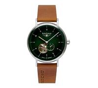 Bauhaus Men's Automatic Watch 2166 with Open Heart and Leather Strap
