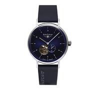 Bauhaus Men's Automatic Watch 2166 with Open Heart and Leather Strap