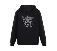Bauhaus Peter Murphy English Punk Band Retro Printed Hoodies Long Sleeve Pullover Loose Hoody Sweatershirt XL Black