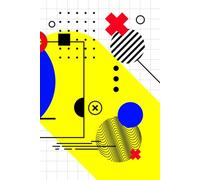 Bauhaus Style Notebook - Playful Abstract Journal: Colorful Writing Pad | Matte Hardcover | 80 Lined Pages | Premium White Paper | Creative Stationery Gift