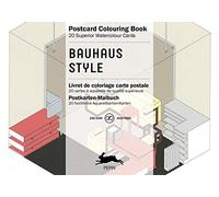 Bauhaus Style: Postcard Colouring Book (Multilingual Edition)
