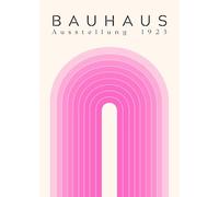 Bauhaus Style Print No. 13 Geometric Abstract Wall Art Poster Modern Minimalist Decor for Home, Office or Studio Framed or Unframed (A4 210 x 297mm)