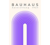 Bauhaus Style Print No. 17 Geometric Abstract Wall Art Poster Modern Minimalist Decor for Home, Office or Studio Framed or Unframed (A2 420 x 594mm)