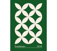 Bauhaus Style Print No. 29 Geometric Abstract Wall Art Poster Modern Minimalist Decor for Home, Office or Studio Framed or Unframed (A1 594 x 841mm)