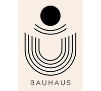 Bauhaus Style Print No. 37 Geometric Abstract Wall Art Poster Modern Minimalist Decor for Home, Office or Studio Framed or Unframed (A3 297 x 420mm)