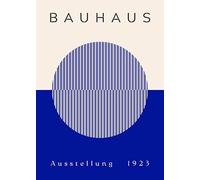 Bauhaus Style Print No. 4 Geometric Abstract Wall Art Poster Modern Minimalist Decor for Home, Office or Studio Framed or Unframed (A5 147 x 210mm)
