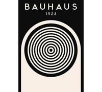 Bauhaus Style Print No. 47 Geometric Abstract Wall Art Poster Modern Minimalist Decor for Home, Office or Studio Framed or Unframed (A1 594 x 841mm)