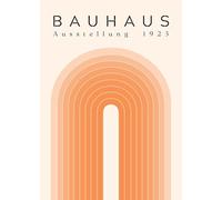 Bauhaus Style Print No. 52 Geometric Abstract Wall Art Poster Modern Minimalist Decor for Home, Office or Studio Framed or Unframed (A1 594 x 841mm)