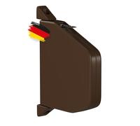 BAUHELD Cord Winder without Cord [Made in Germany] - Mini Roller Shutter Winder with Automatic Threading - Surface-Mounted Reel for 5 m Roller Shutter Cord - 180 Degree Swivelling - Hole Spacing 153