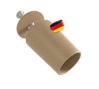 BAUHELD® Roller Shutter Stopper 27 mm [Pack of 8] - Made in Germany Stop Buffer Made of Sturdy Plastic - Stop for Roller Shutter with Screws - Fits Roller Shutter Armoured Slats - Beige