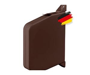 BAUHELD Surface-Mounted Roller Shutter Belt Winder - Automatic Threading - Robust Roller Shutter Winder for Roller Shutter Belt 14 mm [Without Strap] - 180 Degree Swivelling - Mini Roller Blind Winder