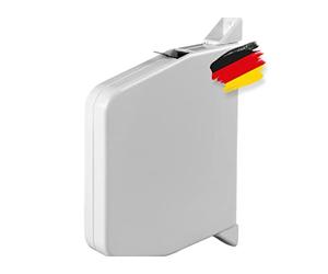 BAUHELD Surface-Mounted Roller Shutter Belt Winder - Automatic Threading - Robust Roller Shutter Winder for Roller Shutter Belt 14 mm [Without Strap] - 180 Degree Swivelling - Mini Roller Blind Winder