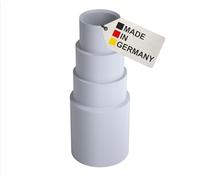 BAUHELD® Vacuum Cleaner Hose Attachment [Made in Germany] - Adapter for Vacuum Cleaner Nozzle Made of Sturdy PVC Rubber [Pack of 1] - Suitable for Makita Bosch Kärcher Einhell Festool Eibenstock -