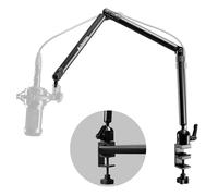 Bauhutte BMA-100MK-BK Pole Mount Stand for Mike Pole Arm Stand, Black, One Size