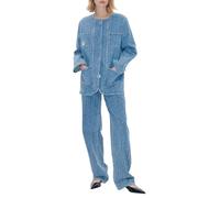 BAUM UND PFERDGARTEN Women's Beata Jacket, 99 Denim Blue, 10 (Pack of 2)