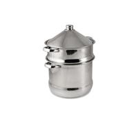 Baumalu Couscous Maker Tajine, Stainless Steel, Silver, 14 litres