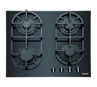 Baumatic BGG60 60cm Gas on Glass Hob in Black Glass Front Controls