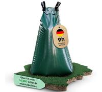 baumbad 1 premium PE watering bag, 75 litres, polyethylene, UV-resistant, tree bag for watering in green, with environmentally friendly packaging