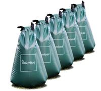 baumbad Premium tree watering bag, PVC UV-resistant, tree bag for watering, in green, with environmentally-friendly packaging