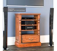 Baumhaus La Reine Light Mahogany Entertainment Cabinet (IMD09C) SRP £495 NEW