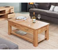 Baumhaus Mobel Oak Four Drawer Coffee Table