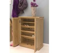 baumhaus Mobel Oak Shoe Cupboard
