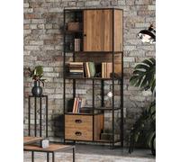 Baumhaus Ooki - Large Open Bookcase in Brown Baumhaus Brown