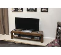 Baumhaus Shiro Walnut Low Television Cabinet