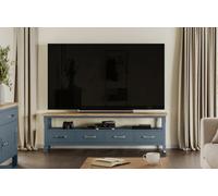 Baumhaus Signature Blue - Large Widescreen Television Cabinet