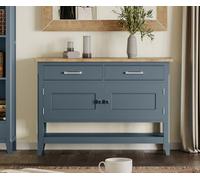 Baumhaus Signature 2 Door 2 Drawer Single Shelf Blue Small Sideboard - Wilko