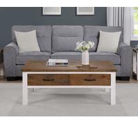 Baumhaus Splash Of White - Coffee Table With Four Drawers