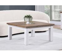 Baumhaus Splash Of White - Low Square Coffee Table