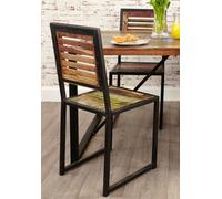 Baumhaus Urban Chic Set of 2 Dining Chair - Multi - Wilko